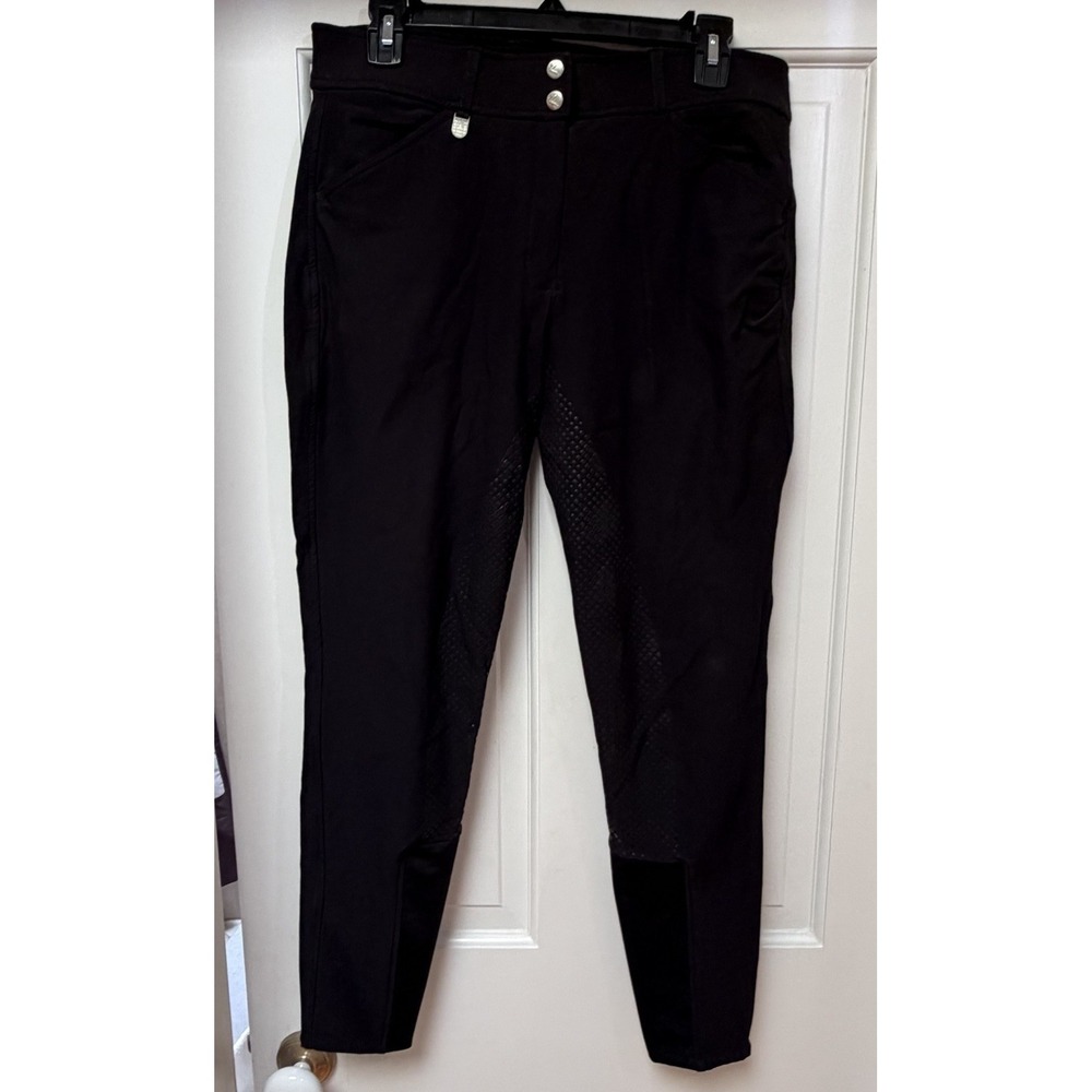 Horze Breeches Women's Black‎ Equestrian Horse Ride Pants Nylon 30x28